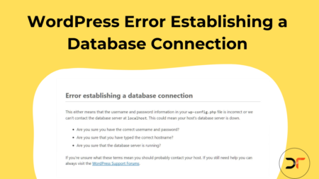 wordpress error establishing a database connection